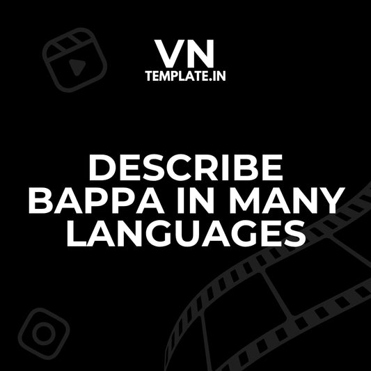 Describe bappa in many languages