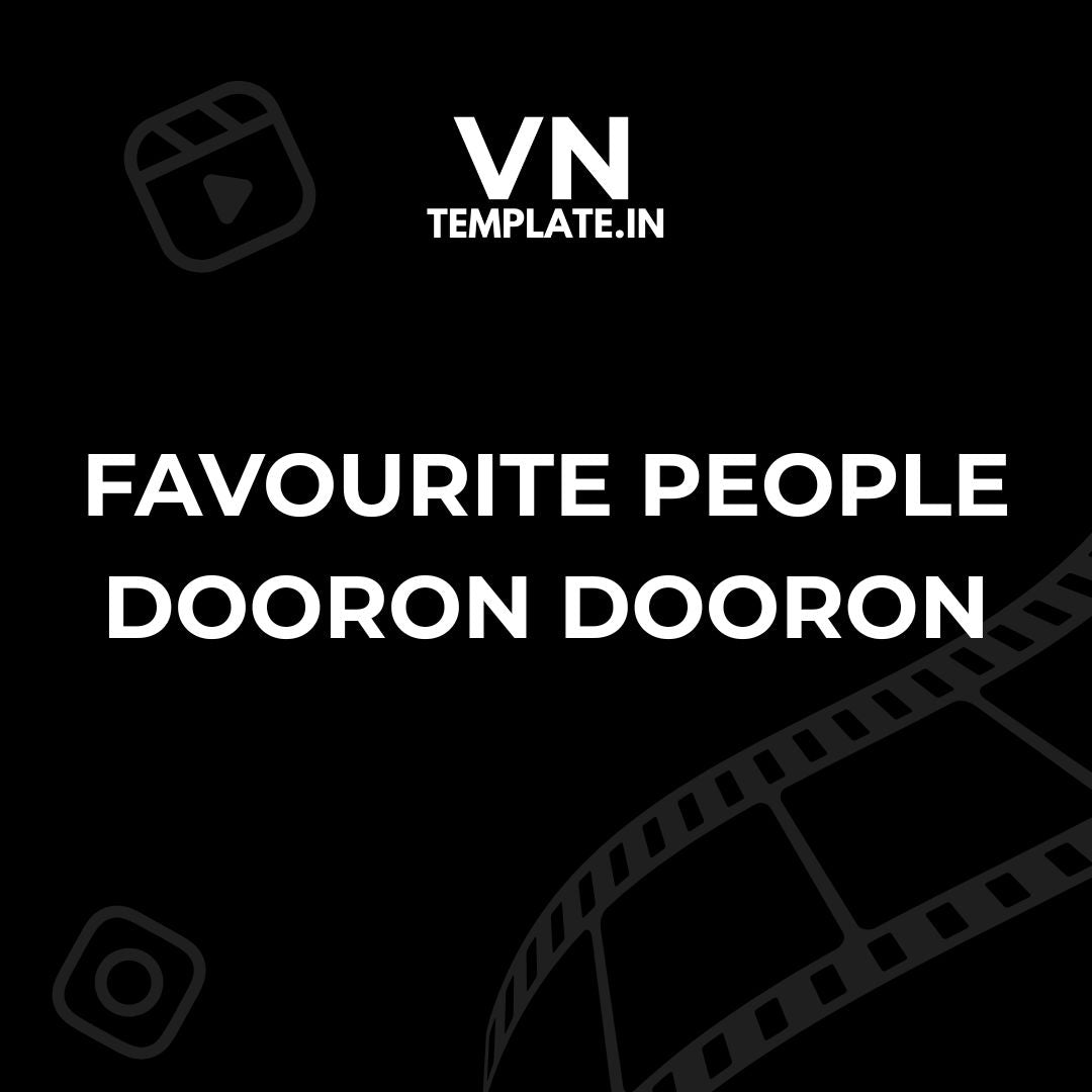 Favourite People  Dooron Dooron -  Friendship VN Template