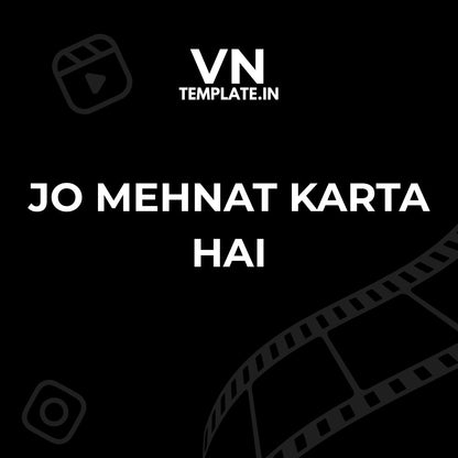 Jo Mehnat Karta Hai (Jethalal) - Personal VN Template