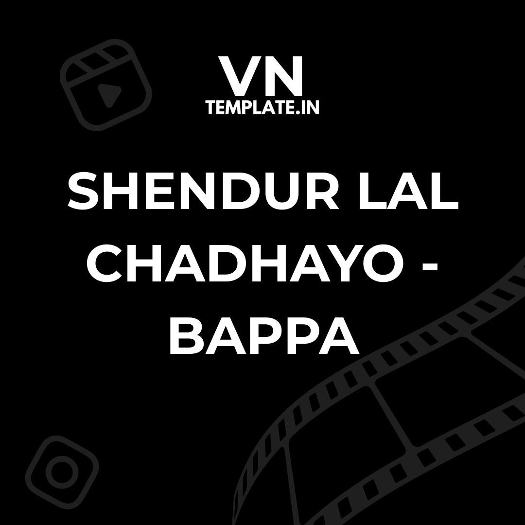 Shendur Lal Chadhayo - Bappa