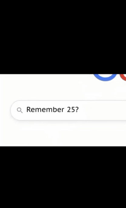 Year Recap 25 x Google Search