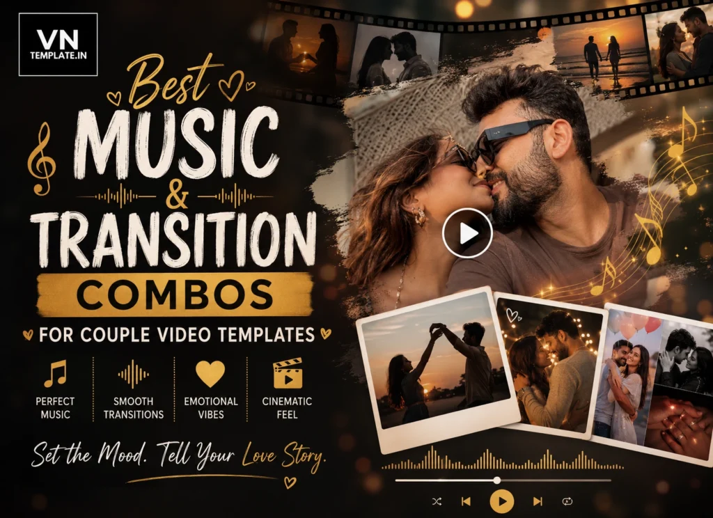 Best Music & Transition Combos for Couple Video Templates